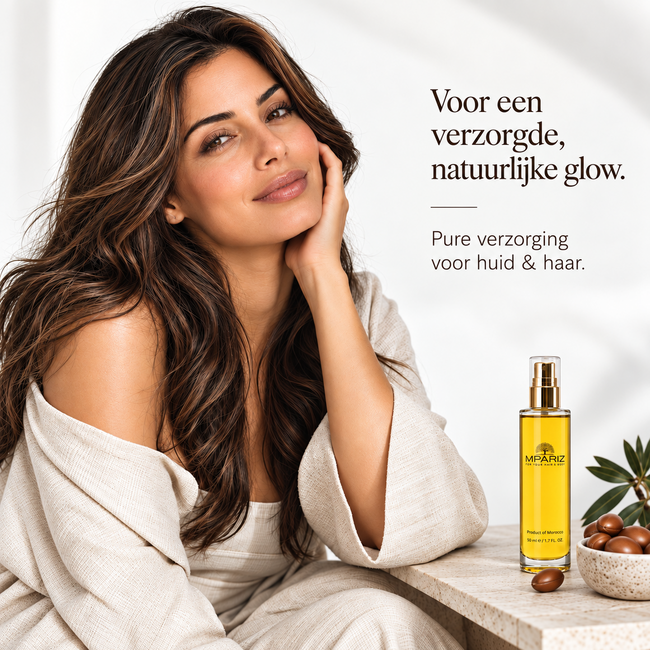 Mpariz 100% Pure Arganolie 100ml – Duurzaam, Biologisch & Luxe