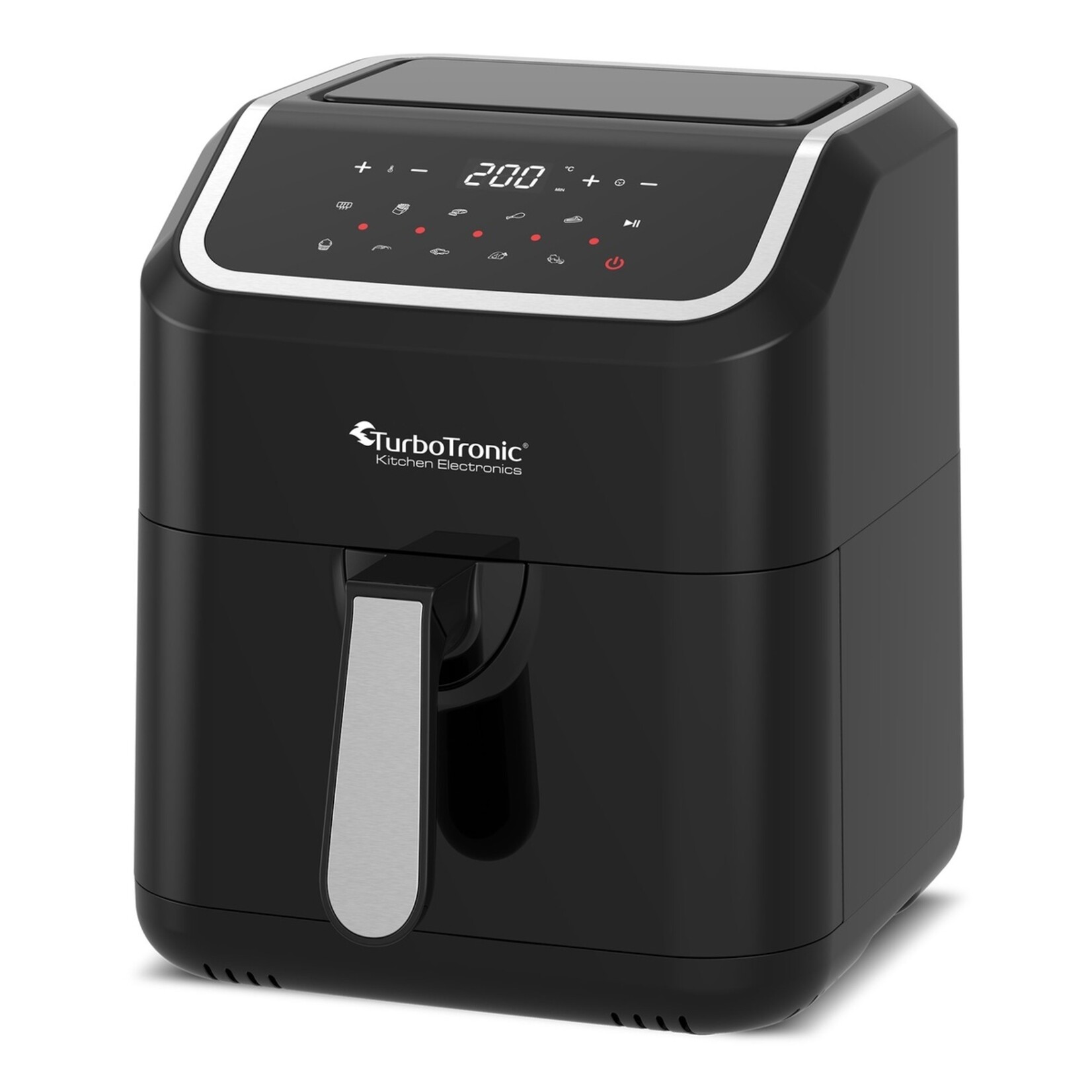 TurboTronic Digitale Airfryer XL met 9 Kookprogramma's - Heteluchtfriteuse - 5 Liter