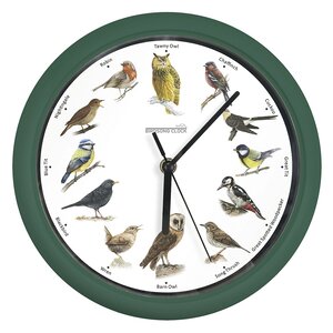 Starlyf Birdsong Clock - Klok met Vogelgeluiden elk uur incl. Vogelboekje