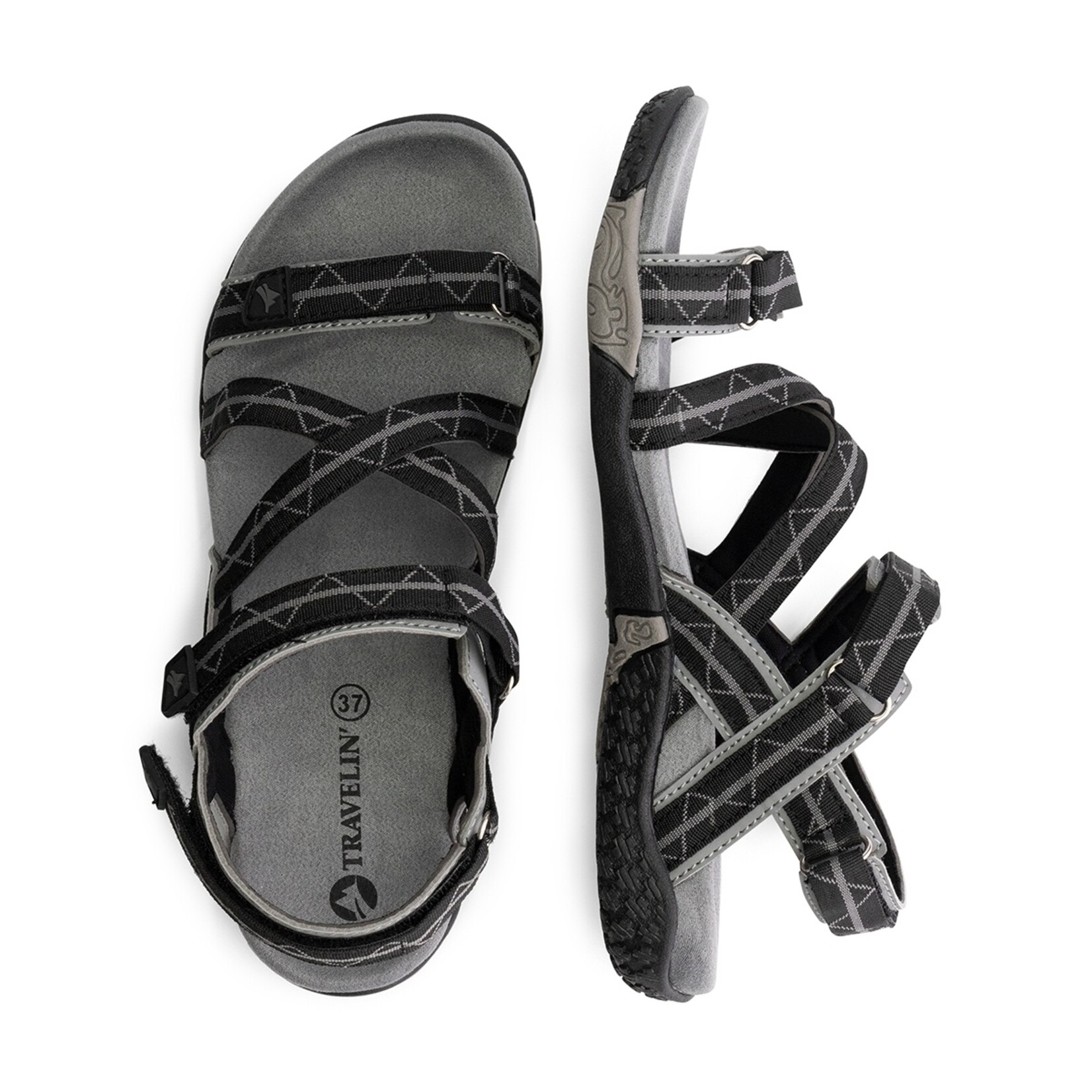 Travelin' Travelin' Sylte Sandalen voor Dames - Wandelsandalen