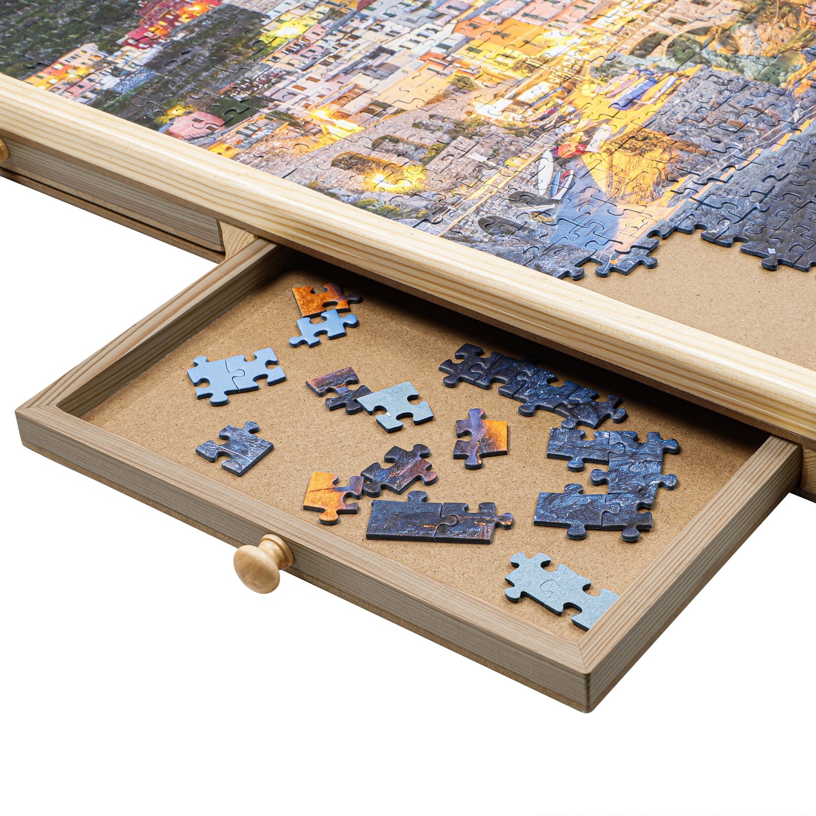 Haushalt Puzzelplaat met 4 Lades voor 1000 Stukjes - Puzzelplank / Puzzeltafel