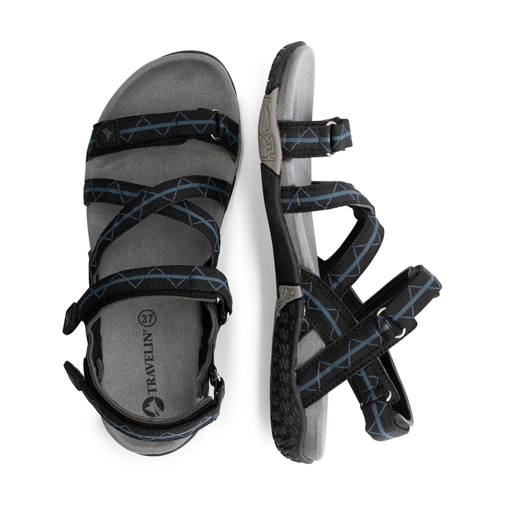 Travelin' Travelin' Sylte Sandalen voor Dames - Wandelsandalen