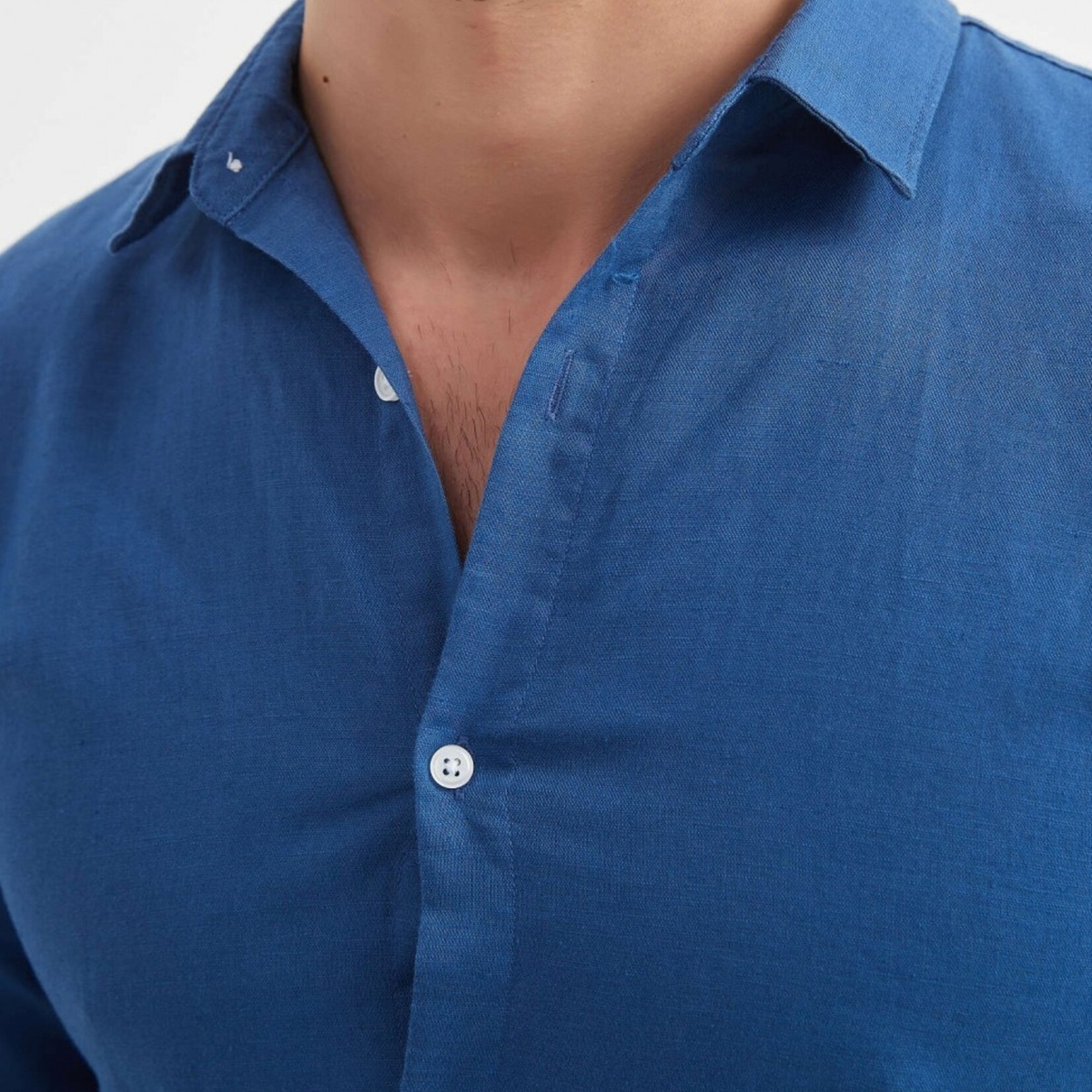 William de Faye William de Faye Linnen Overhemd Blouse Heren