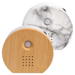 QLT No Less Nature Box Vogelhuisje met Sensor en 3 Natuurgeluiden - Rond