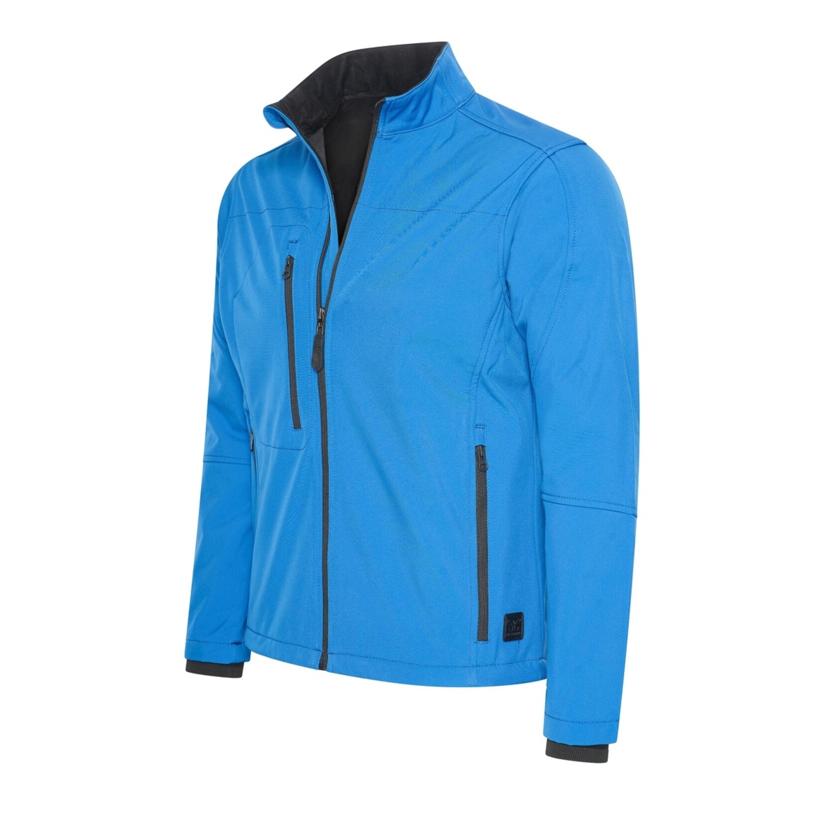 Cappuccino Genova Softshell Jacket Herenjas met Stretch en Ritszakken