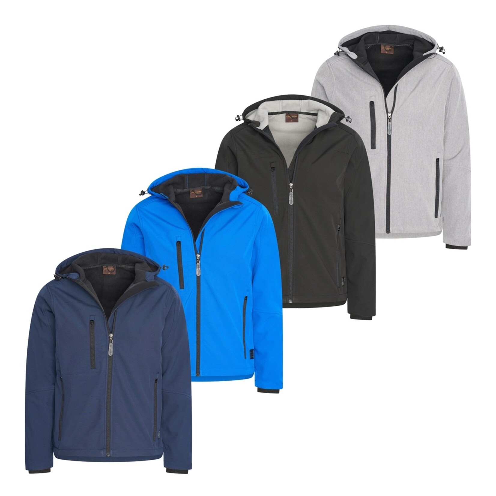 Cappuccino Pesaro Hooded Softshell Jacket Jas met Capuchon