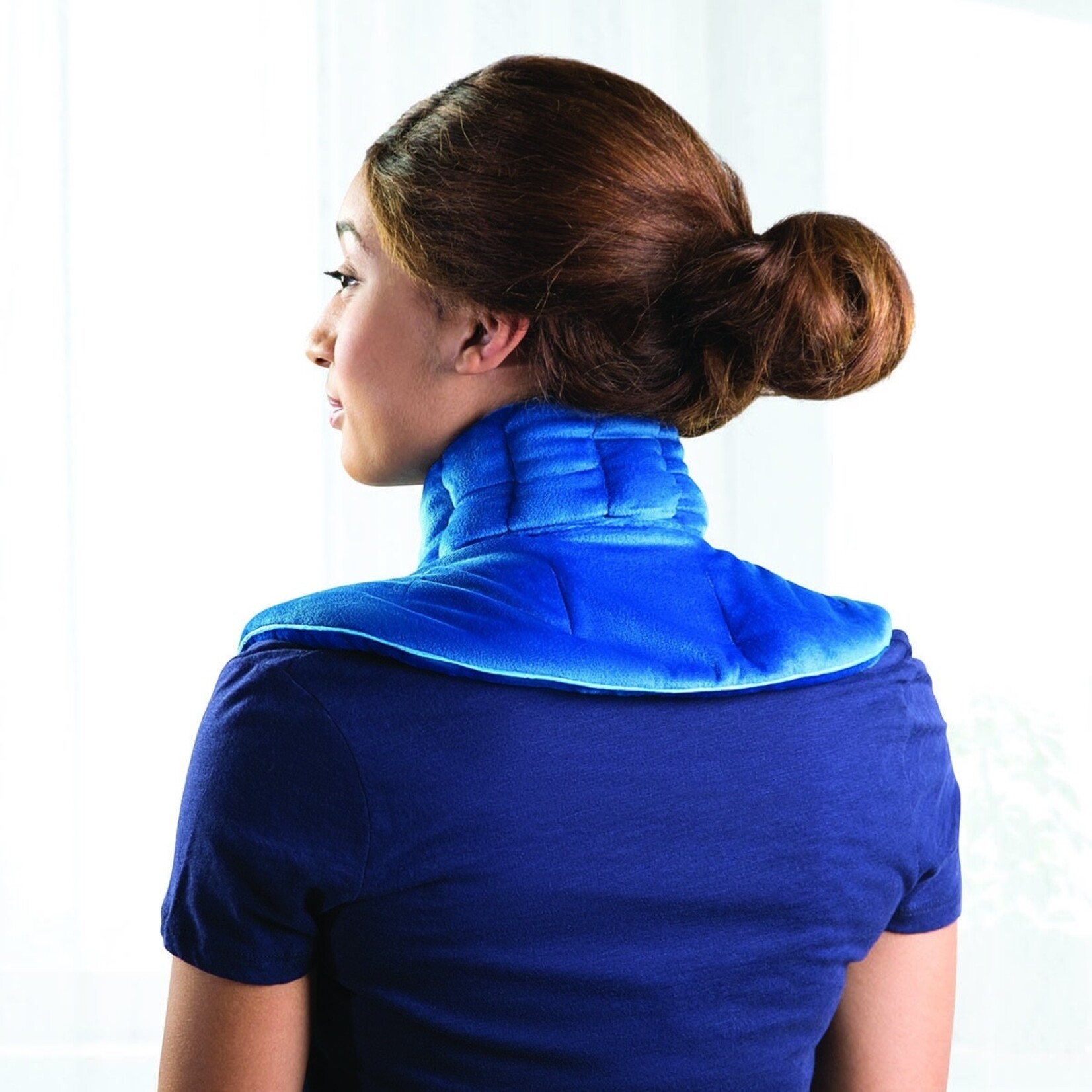 Calming Comfort Verzwaard Nekkussen - Met Kleikralenvulling en Aromatherapie