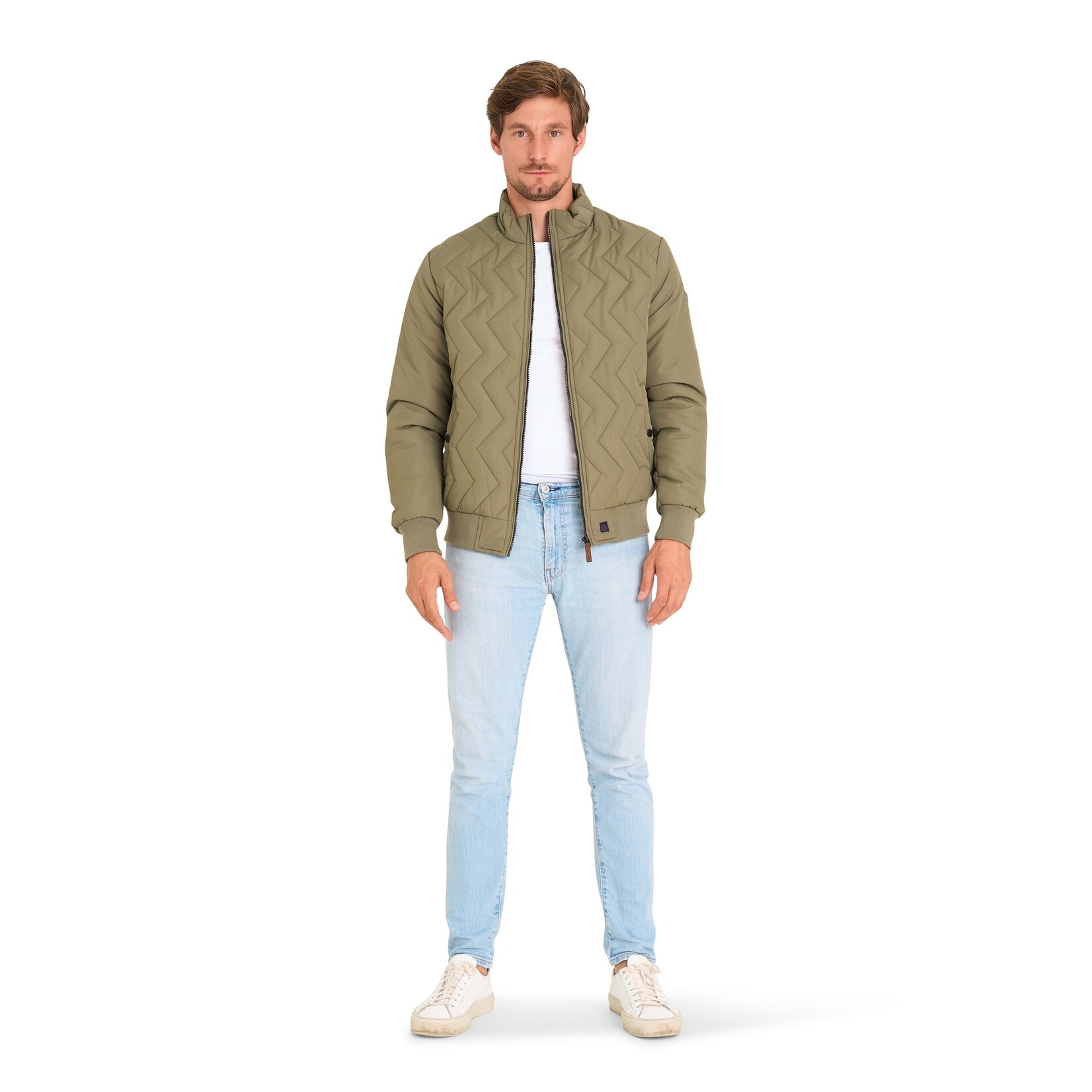 Mario Russo Mario Russo Aviation Jacket Overgangsjas - Comfortabele Tussenjas