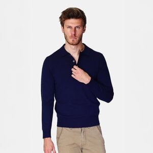 William de Faye William de Faye Schipperstrui voor Heren - Kraag met knoopsluiting