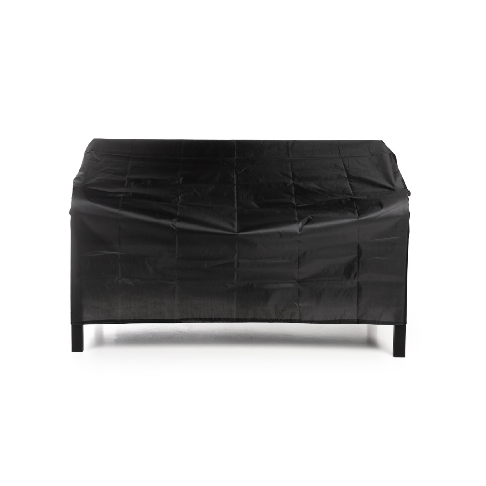 QLT No Less Stalen Tuinbank met Beschermhoes voor 2 Personen – Ergonomisch