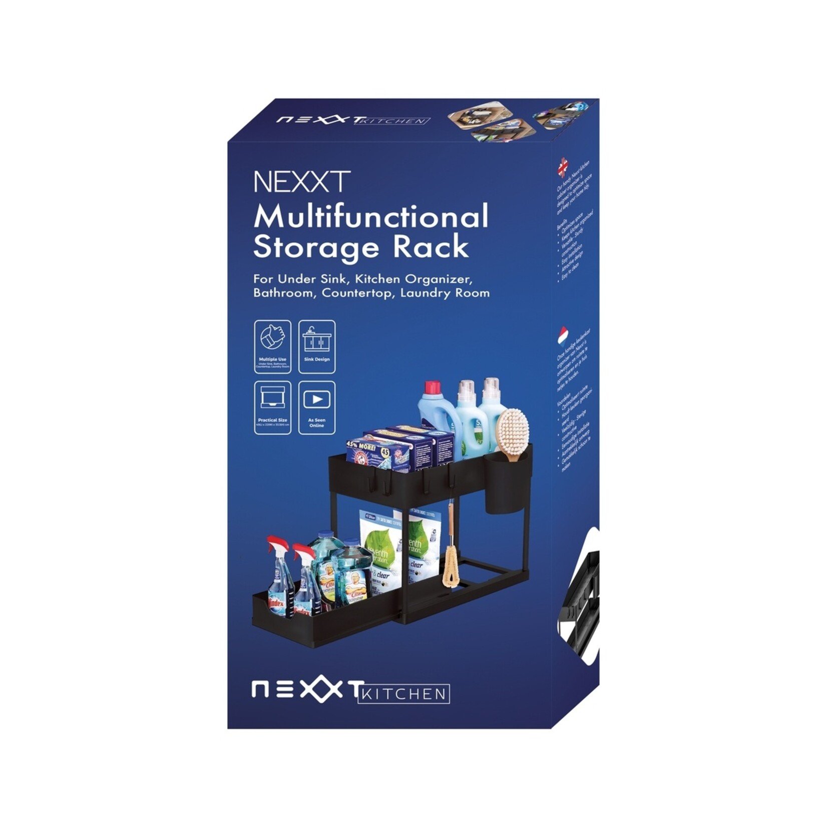 Nexxt Keukenkast Organizer - Gootsteen / Lade Organizer - Rek met Lade