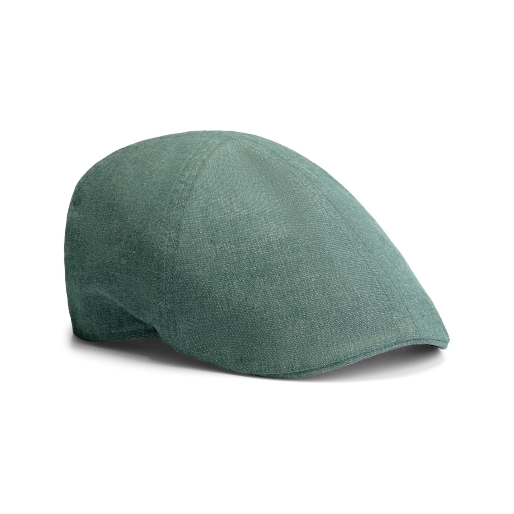 MGO Leisure Wear MGO Brigg Uni Flat Cap Platte Pet van Katoen met Elastische Band