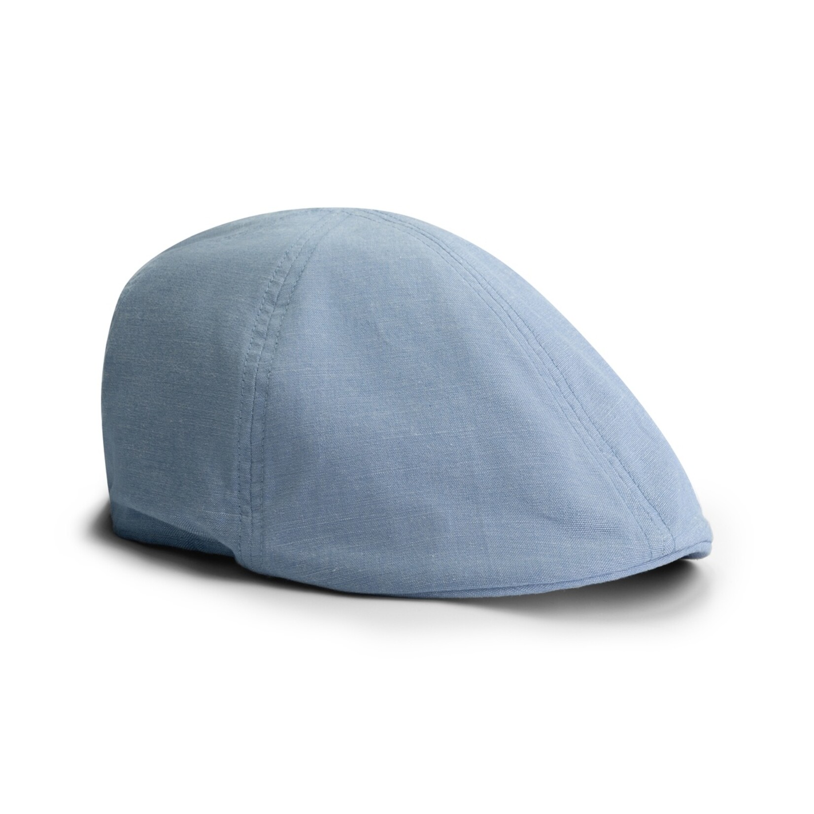 MGO Leisure Wear MGO Brigg Uni Flat Cap Platte Pet van Katoen met Elastische Band