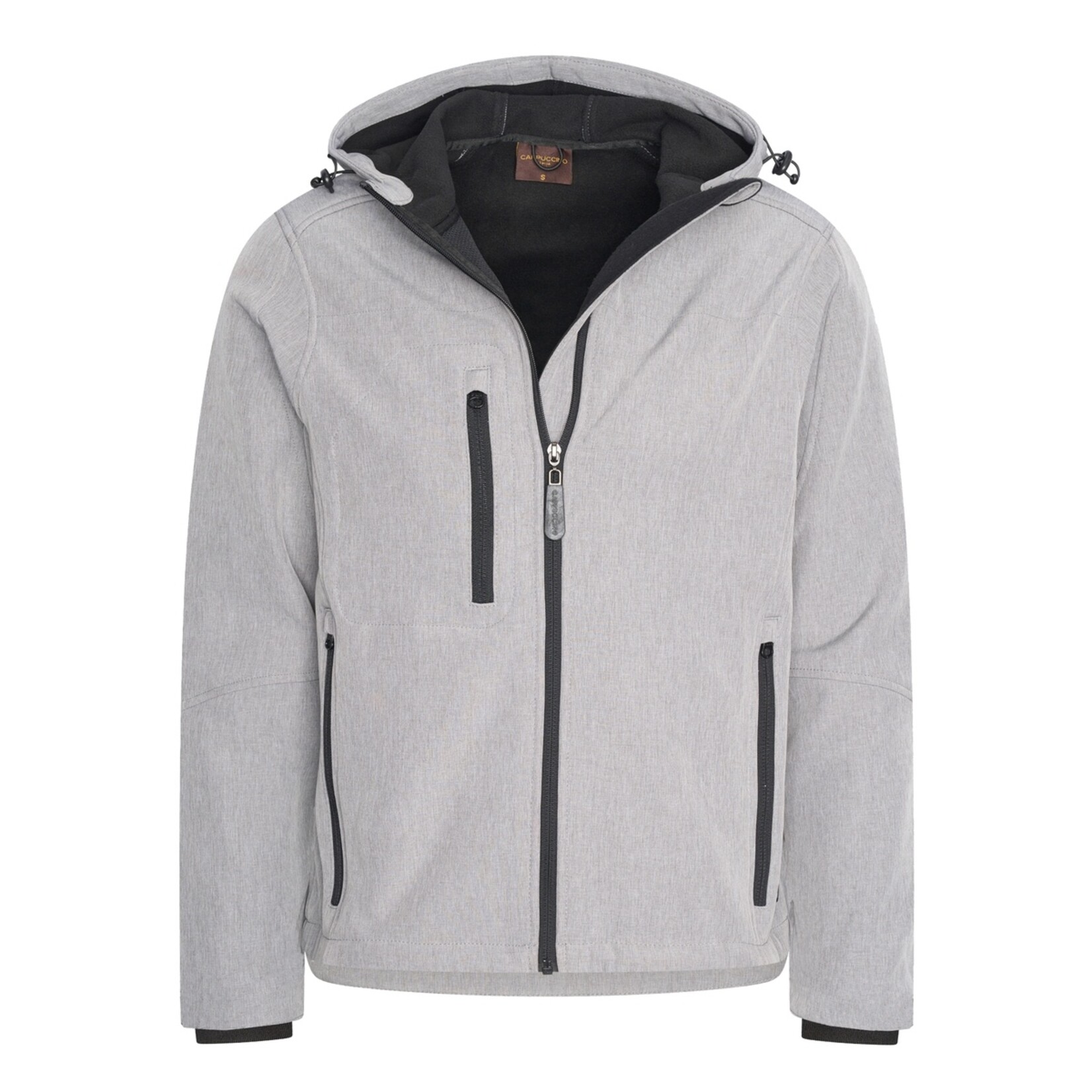 Cappuccino Pesaro Hooded Softshell Jacket Jas met Capuchon