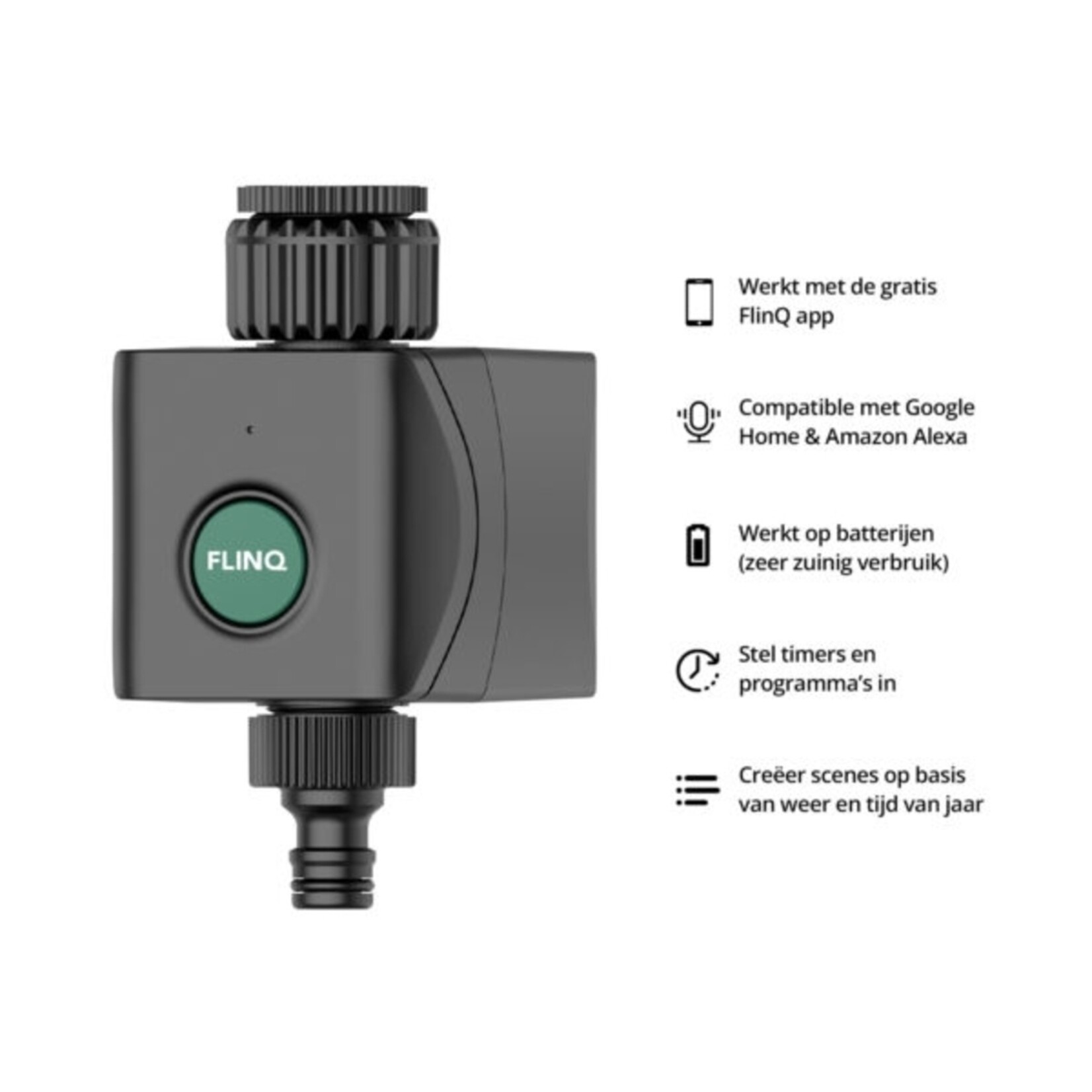FlinQ Slim Irrigatiesysteem Tuin – Automatisch Planten Watergeefsysteem