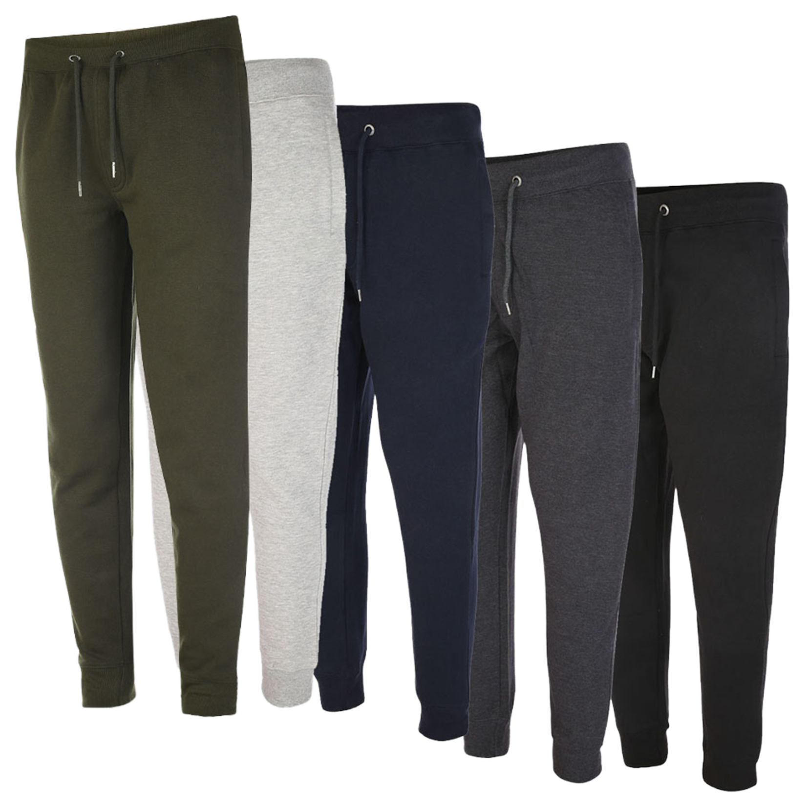 Cappuccino Lucca Joggingbroek met Verstelbare Tailleband en Zijzakken