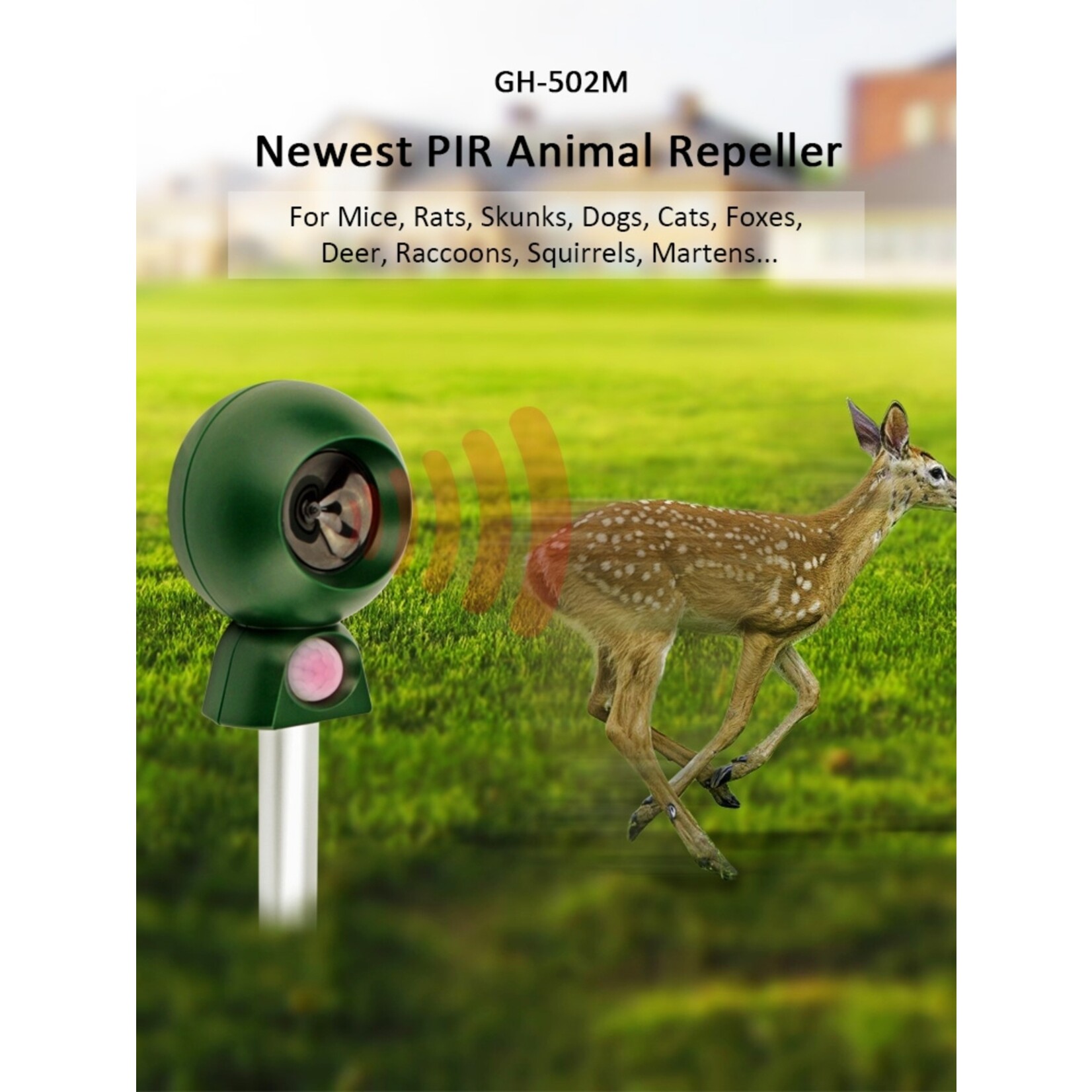 Nexxt Infrarood Kattenverjager – Dierenverjager op Batterijen