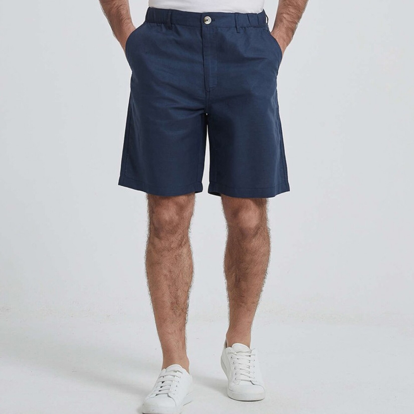William de Faye William de Faye Linnen Chino Shorts – Korte Broek voor Heren