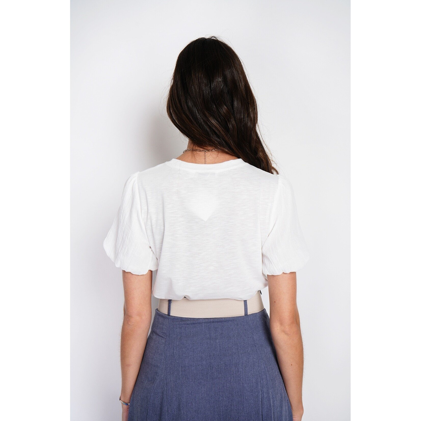 William de Faye William de Faye Short Sleeve Crew Neck T-shirt voor Dames