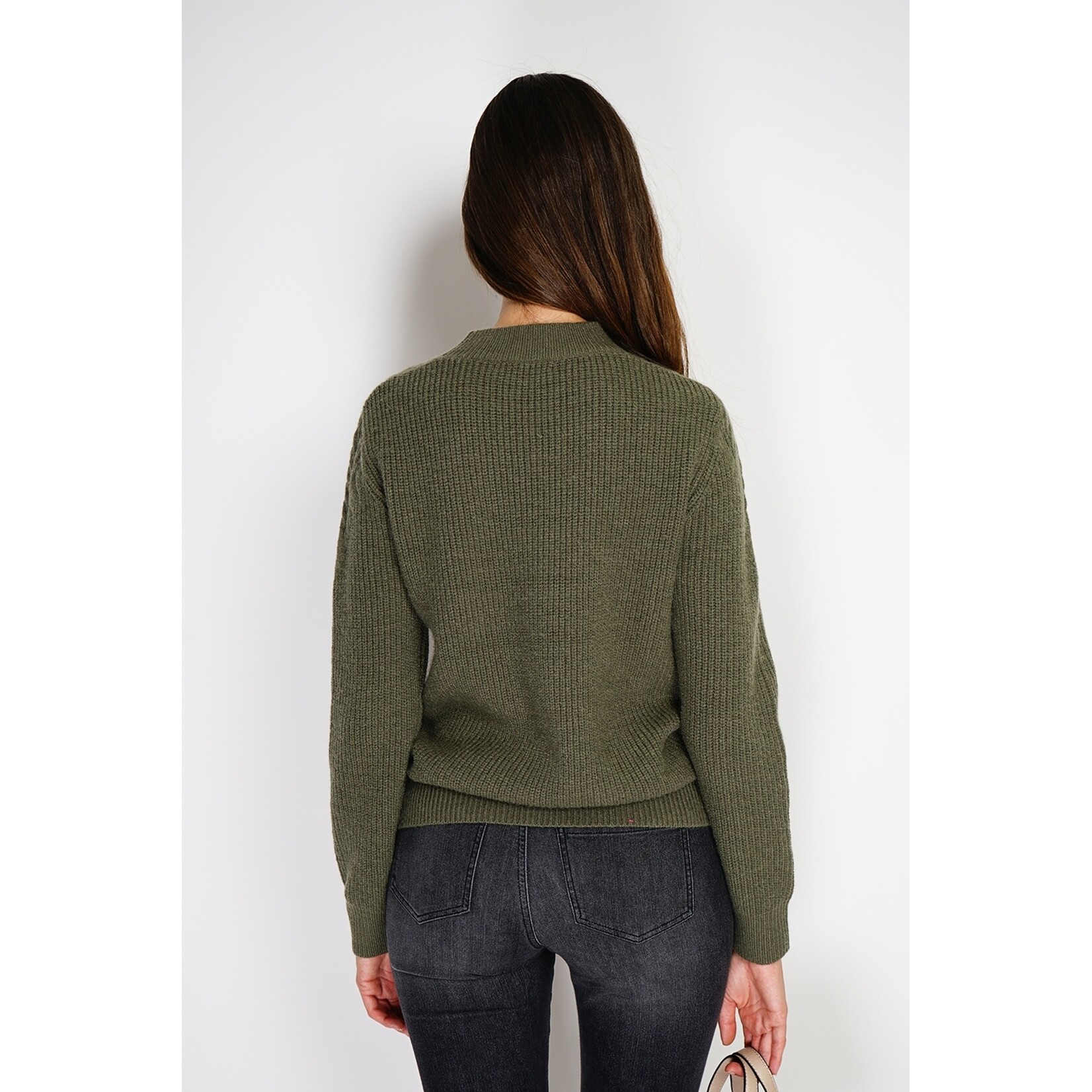 William de Faye William de Faye Damestrui met Ronde Hals - Twist Front Sweater