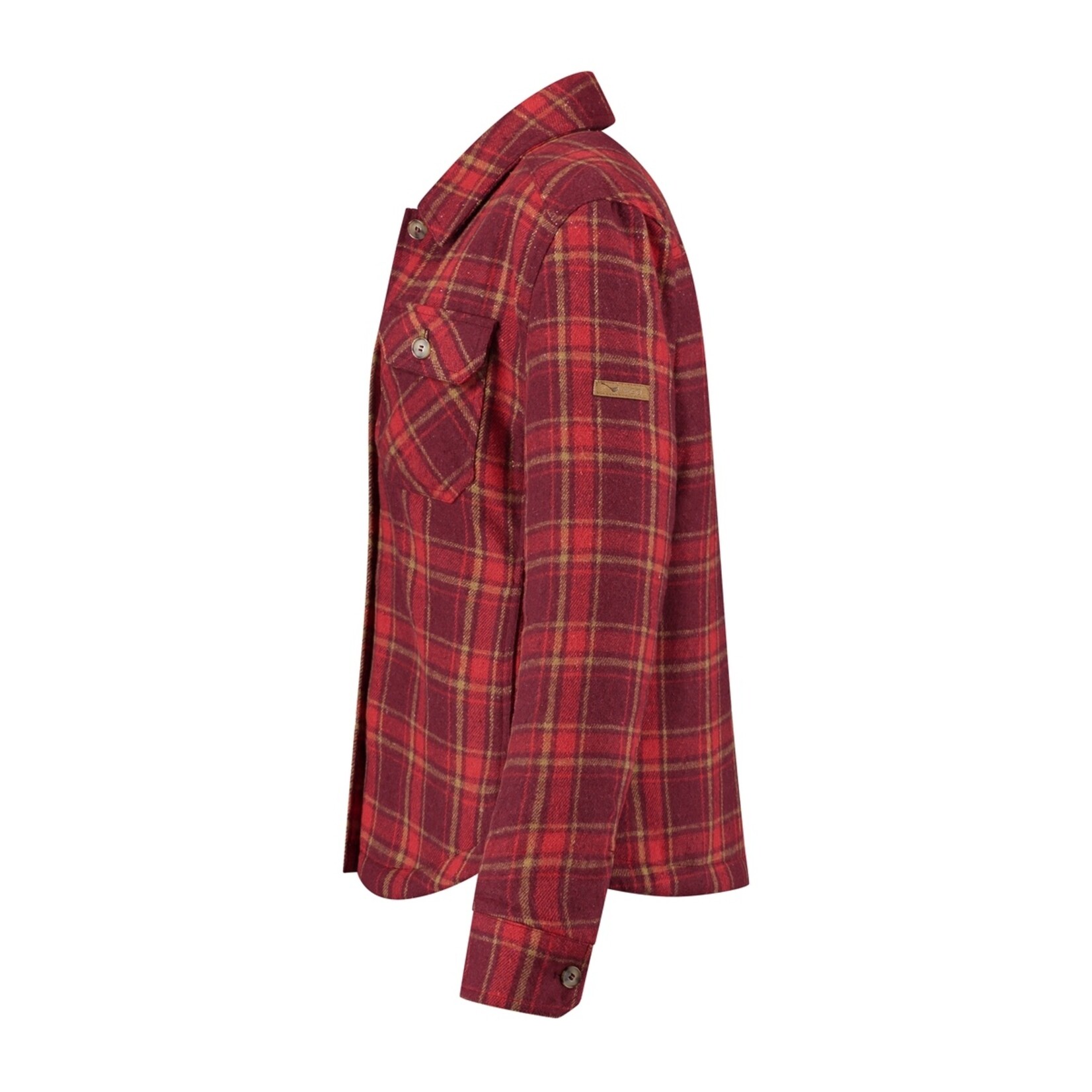 MGO Leisure Wear MGO Jessy Cardigan Vest voor Dames - Geruit Tussenjack