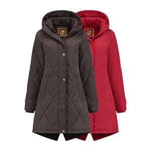 MGO Leisure Wear MGO Masha Winterjas voor Dames - Vaste Capuchon - Water- en Winddicht