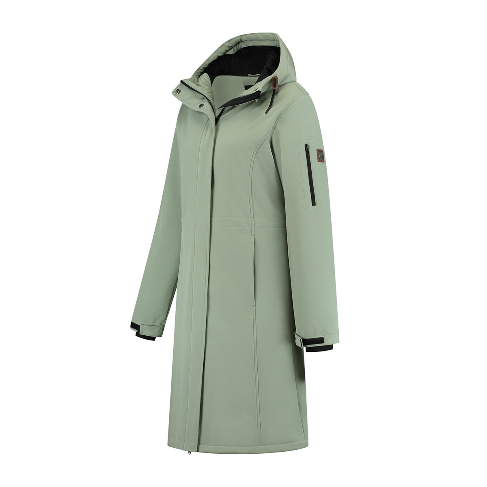 Travelin' Travelin’ Uvana Halflange Softshell Winterjas voor Dames - Waterdicht