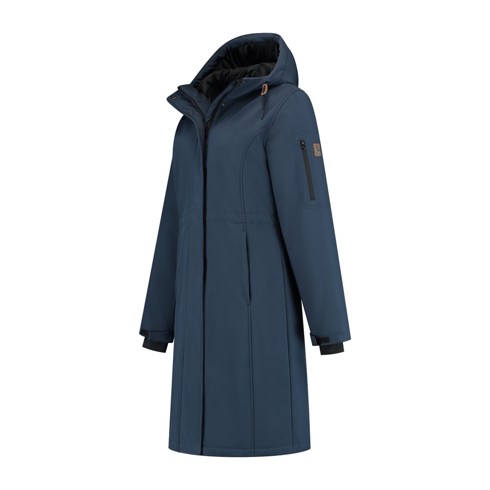 Travelin' Travelin’ Uvana Halflange Softshell Winterjas voor Dames - Waterdicht