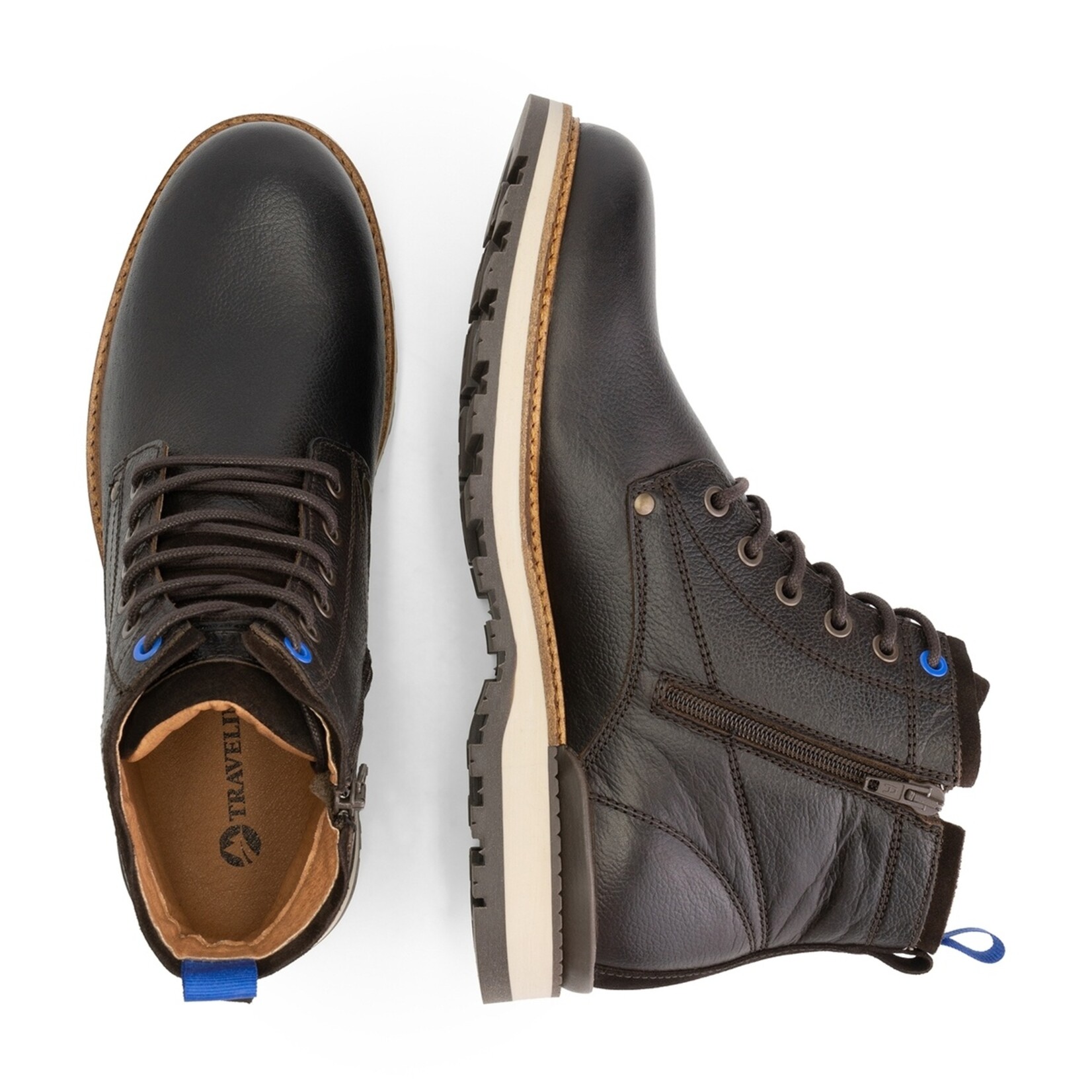 Travelin' Travelin’ Malling Veterschoenen voor Heren - Uitneembaar Voetbed