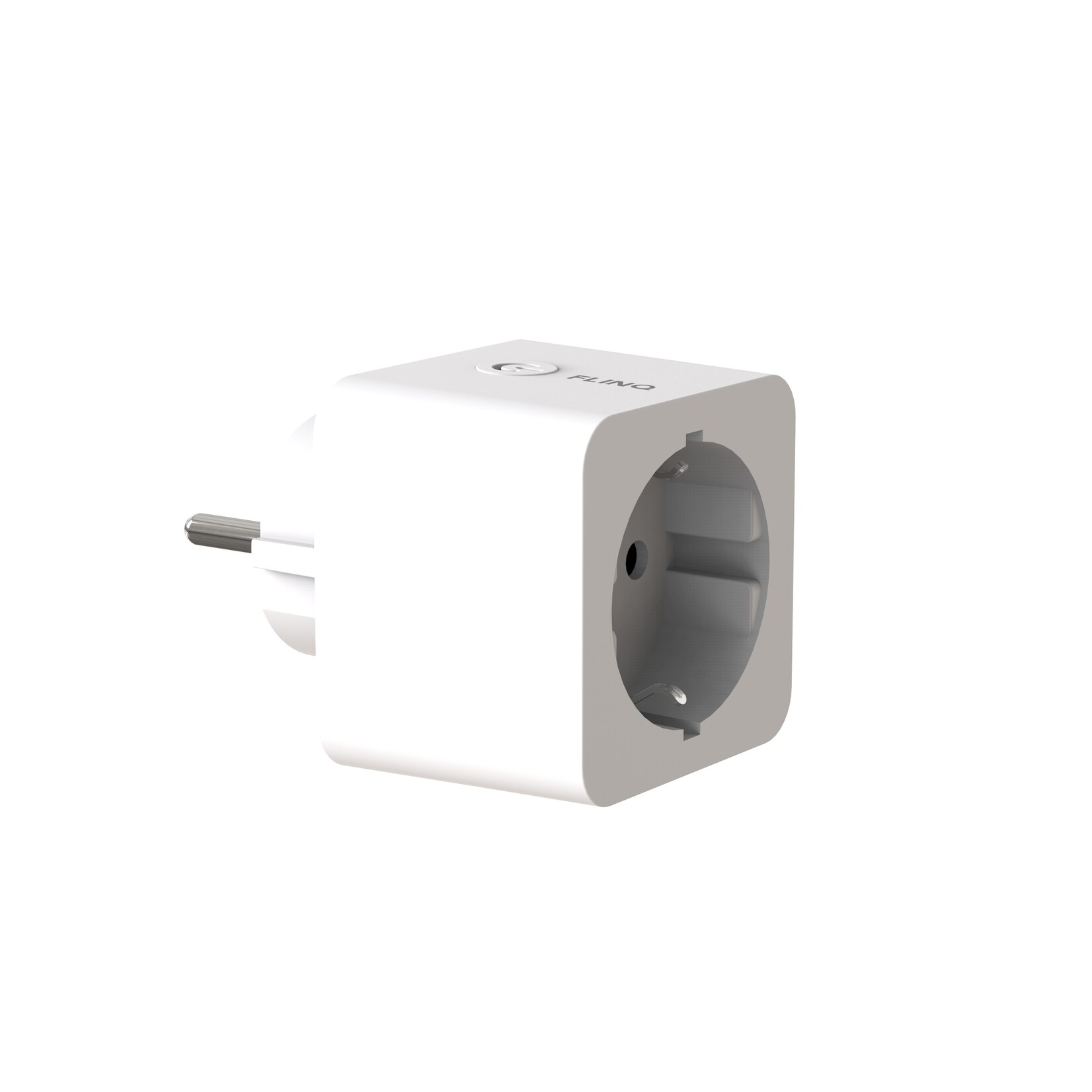 FlinQ Set van 2 Slimme Stekkers en Energiemeter Stopcontact - Smart Plug