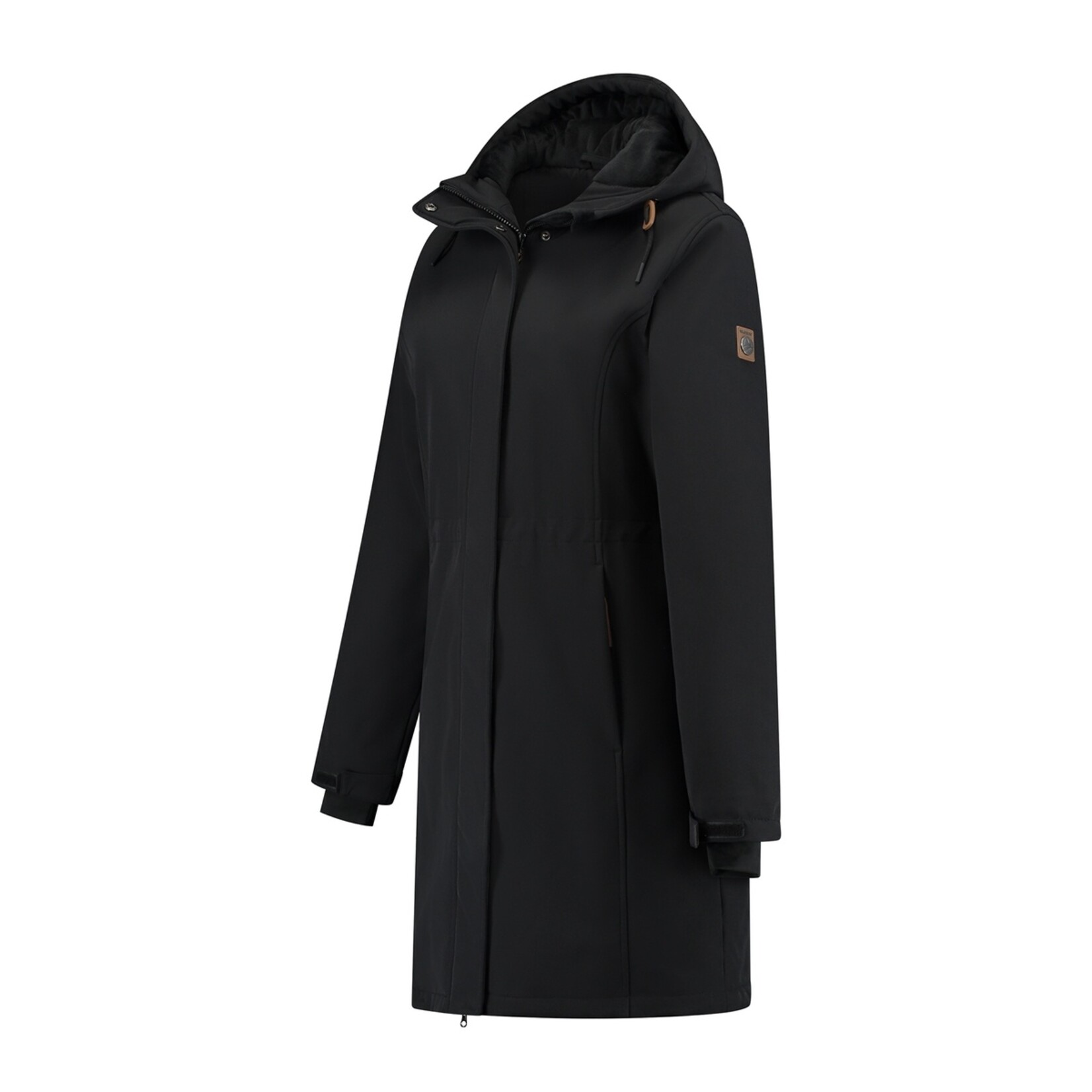 Travelin' Travelin’ Enrike Halflange Softshell Winterjas voor Dames - Waterdicht