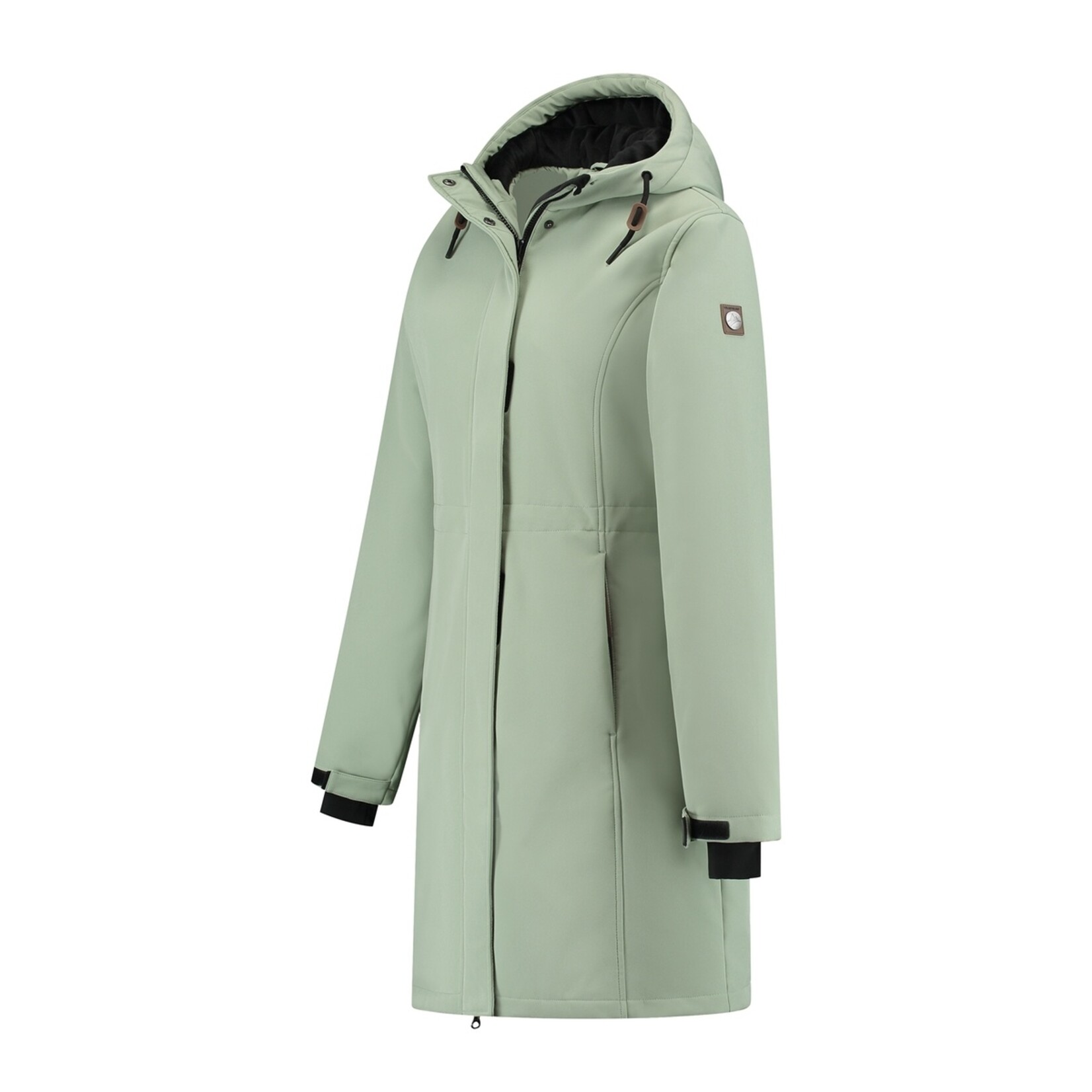 Travelin' Travelin’ Enrike Halflange Softshell Winterjas voor Dames - Waterdicht