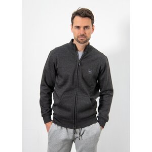 Cappuccino Arezzo Fleece Vest  met Steekzakken en Lange Rits
