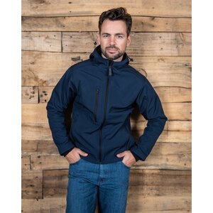 Cappuccino Pesaro Hooded Softshell Jacket Jas met Capuchon