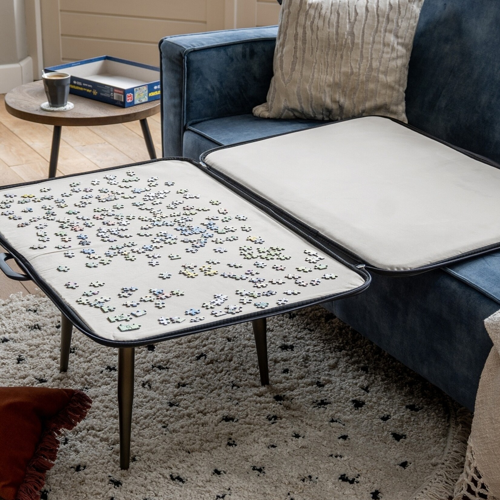 BREND Puzzelmap tot 1000 Stukjes met Ritssluiting en Handvat