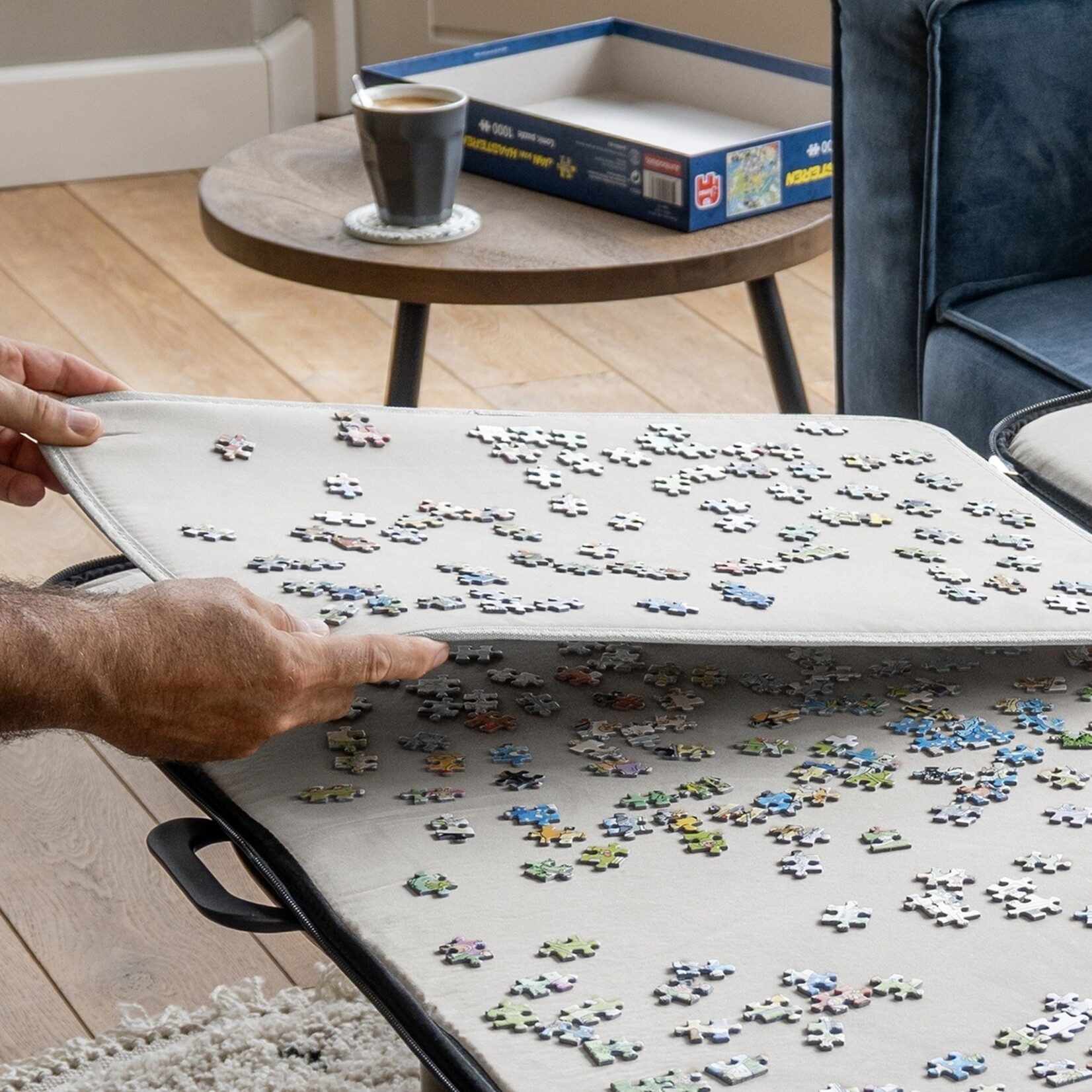 BREND Puzzelmap tot 1000 Stukjes met Ritssluiting en Handvat