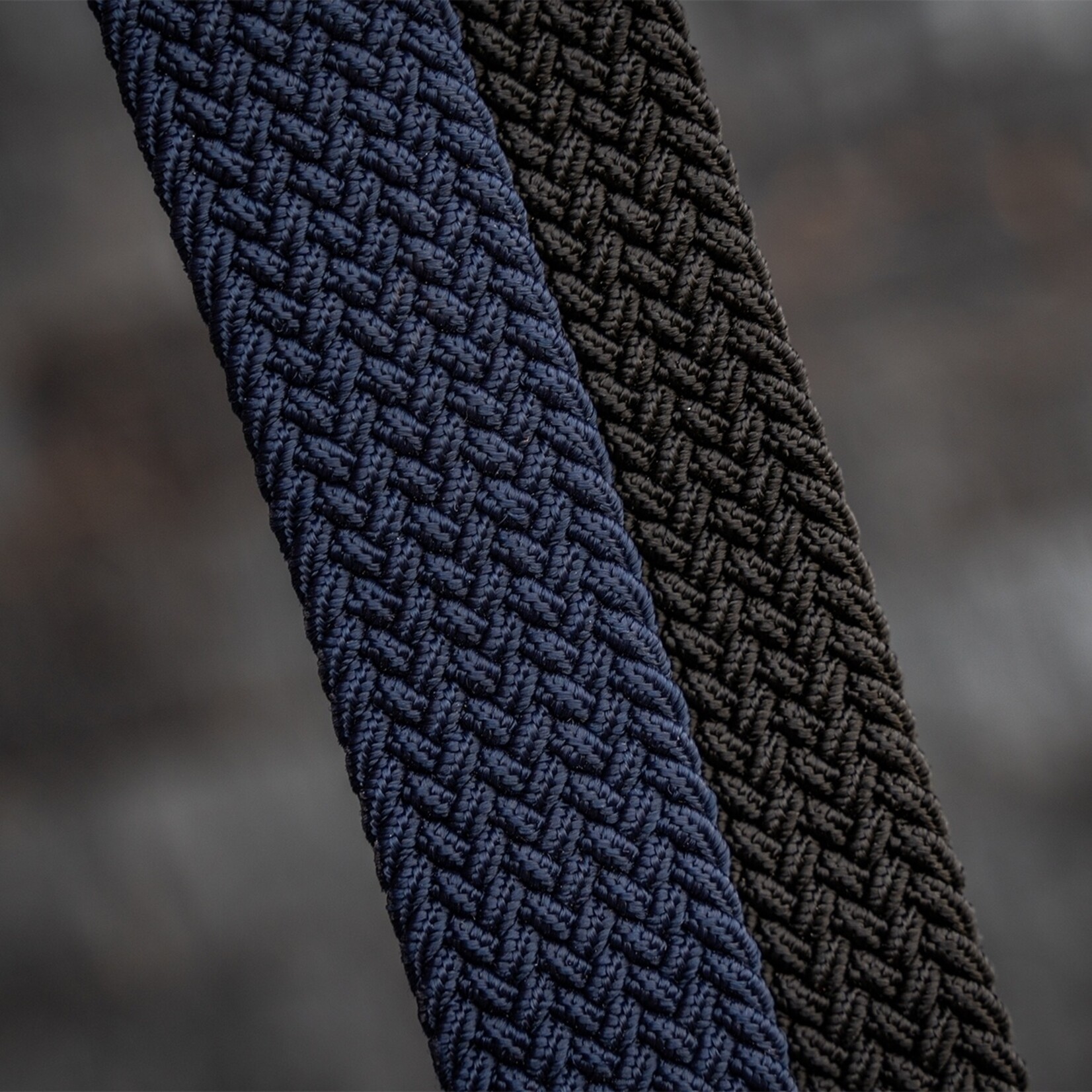 Zenino Zenino Weston Gevlochten Lederen Elastische Riem - Verstelbaar