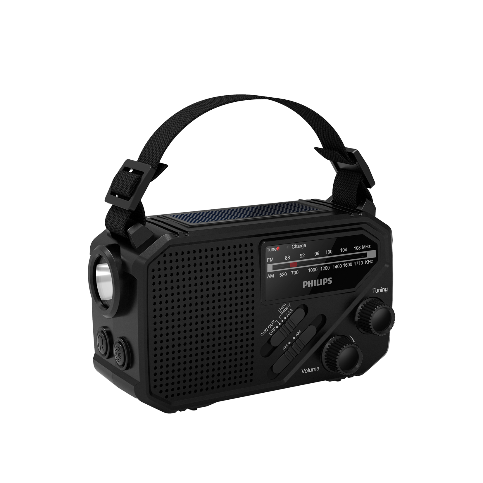 Philips Philips Noodradio met AM/FM Radio en Zaklamp