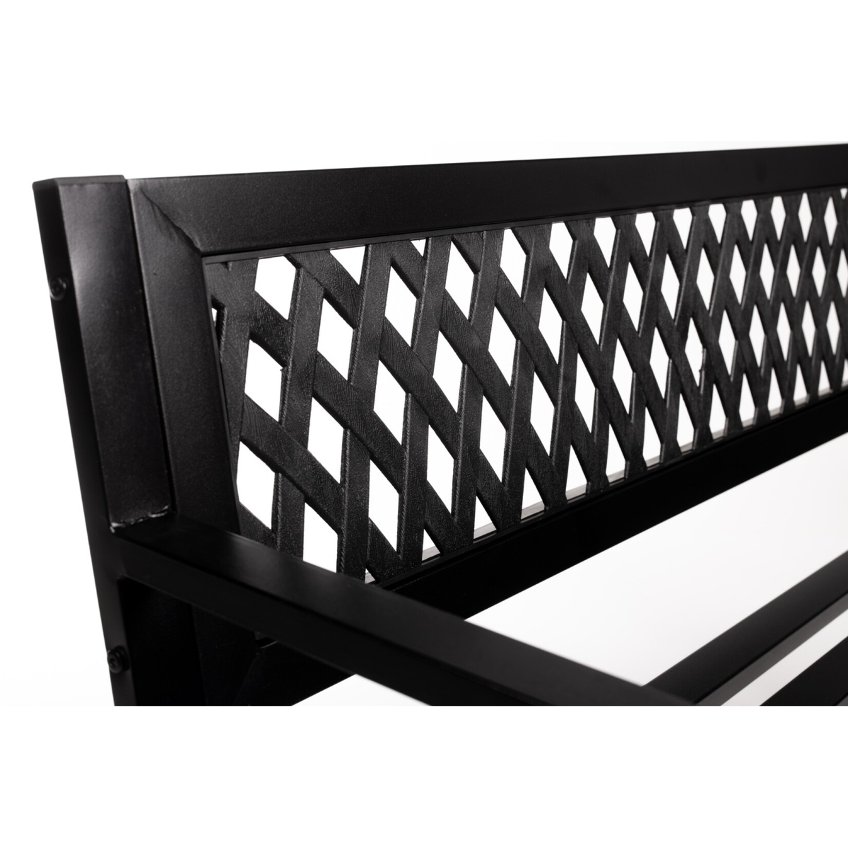 QLT No Less Stalen Tuinbank met Beschermhoes voor 2 Personen – Ergonomisch