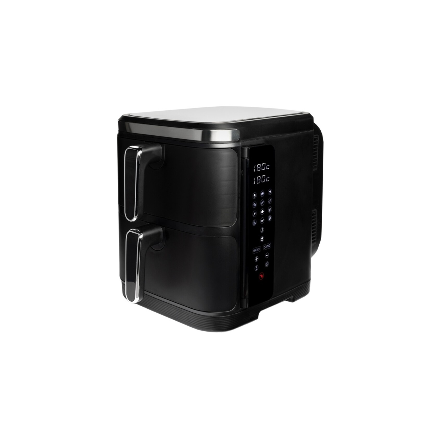 Nexxt Double Stacked Dubbele Airfryer met 12 Menu’s – Gestapeld – 11 Liter