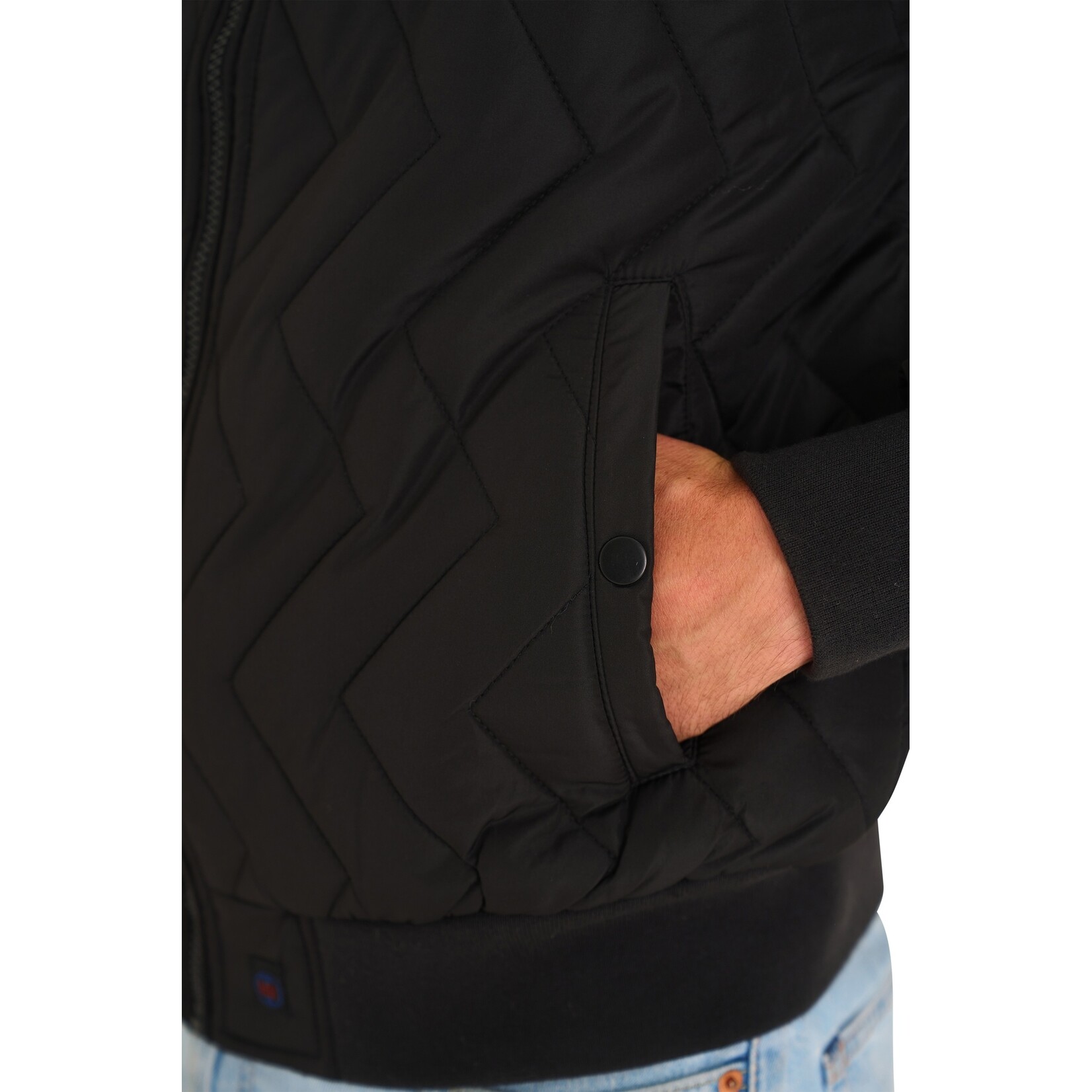 Mario Russo Mario Russo Aviation Jacket Overgangsjas - Comfortabele Tussenjas