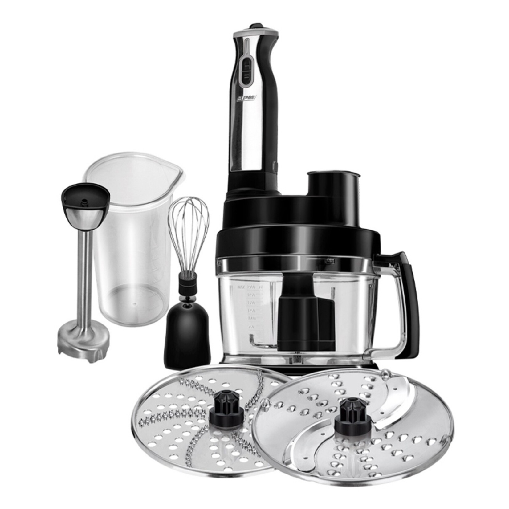 MPM Keukenmachine 800W met Blender, Raspschijven en 2L Mengkom