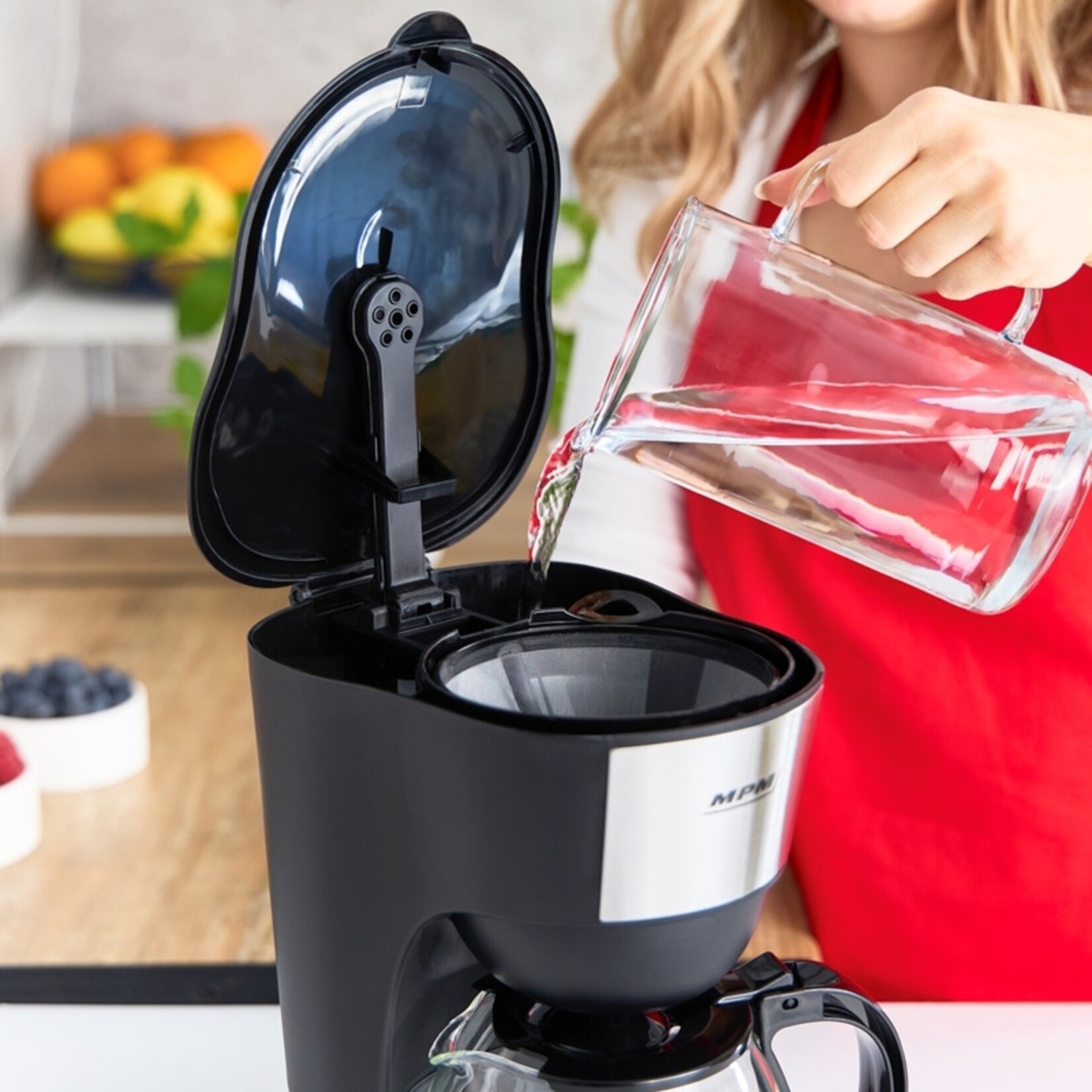 MPM Filterkoffiezetapparaat met Warmhoudplaatje