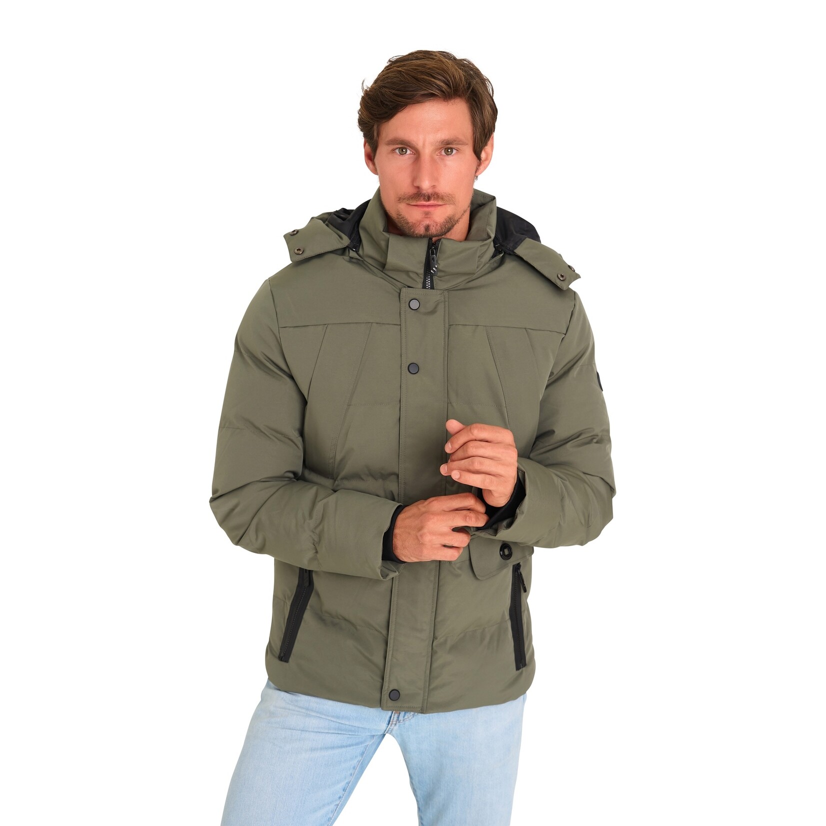 Mario Russo Mario Russo Ranger Jacket Winterjas met Afneembare Capuchon