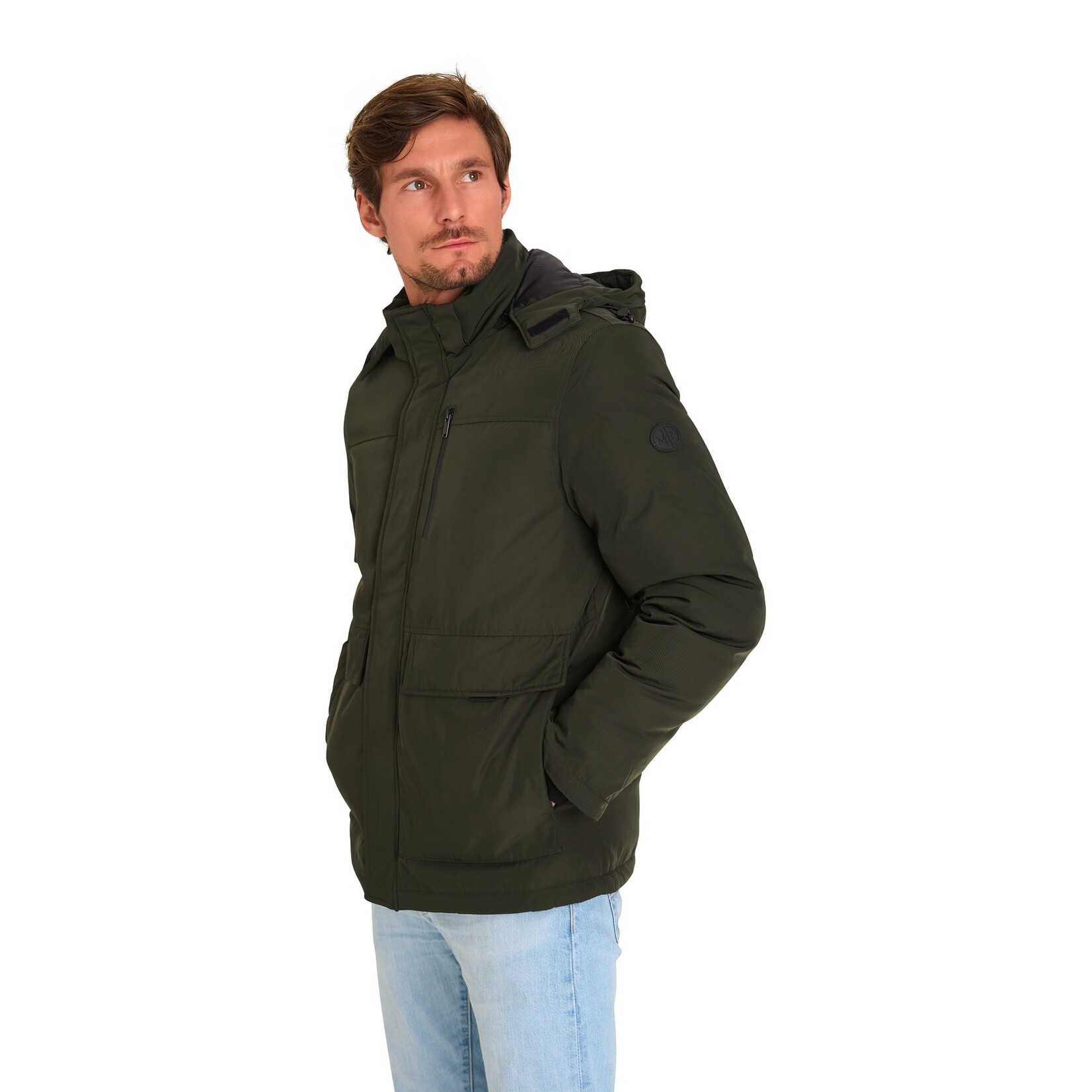 Mario Russo Mario Russo Parka Arctic Winterjas met Afneembare Capuchon