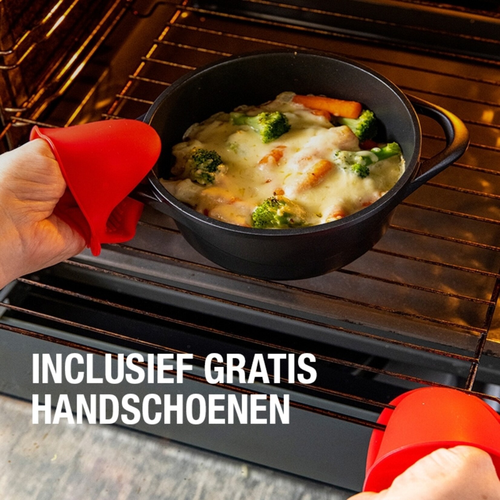 Smile Pannenset 10‑delig met Deksels - Gietaluminium voor Alle Warmtebronnen