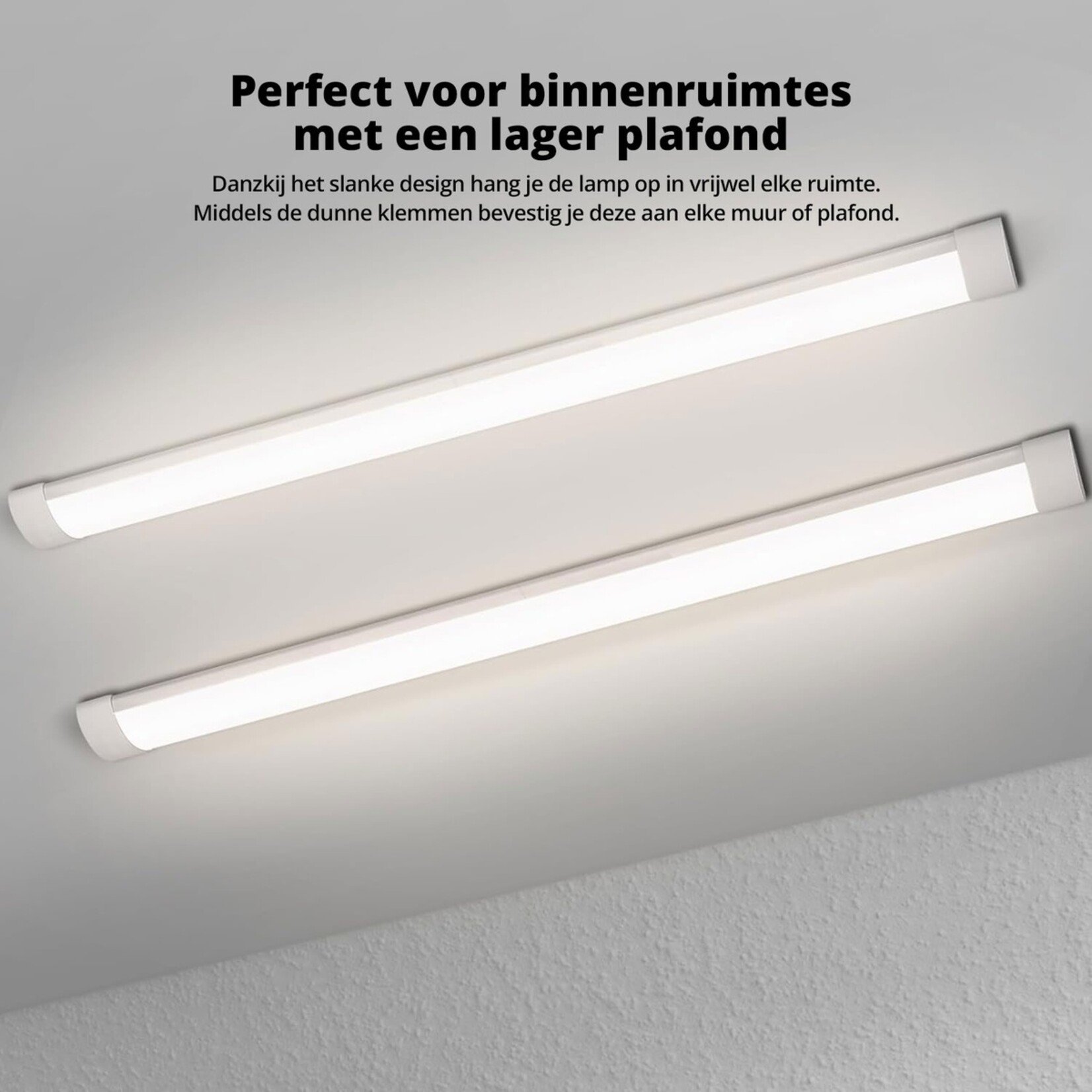 FlinQ LED Batten Verlichting - LED Balk met 50.000 Branduren