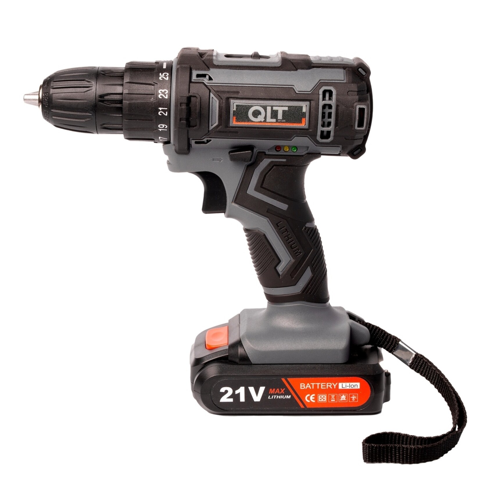 QLT Accuboormachine met 1500mAh Accu, 6 Bits en Opbergkoffer – 21V
