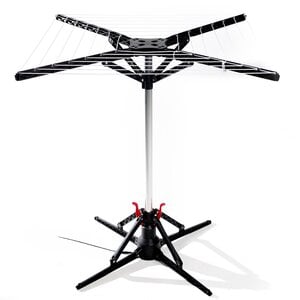 Nexxt Elektrisch Ronddraaiende Droogmolen – Droogrek met 17 Meter Waslijn