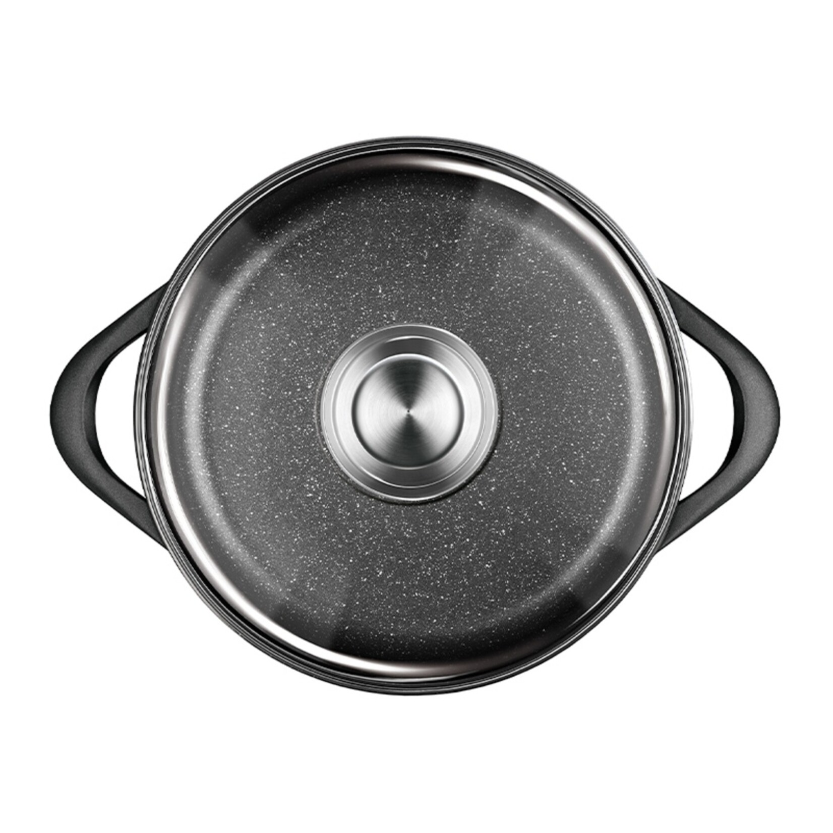 Smile Pannenset 10‑delig met Deksels en Anti‑aanbaklaag voor Alle Kookplaten